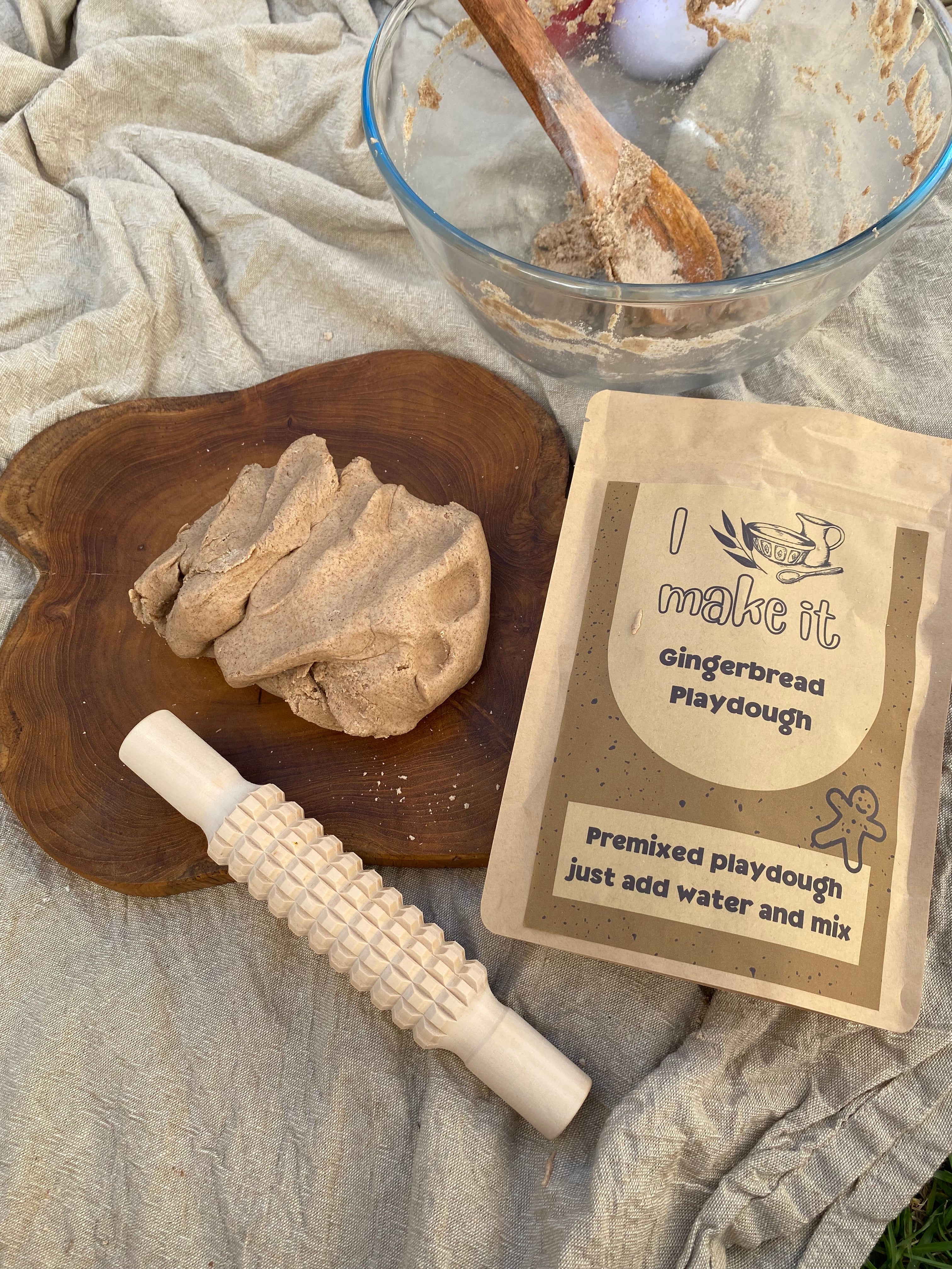 Gingerbread premix playdough