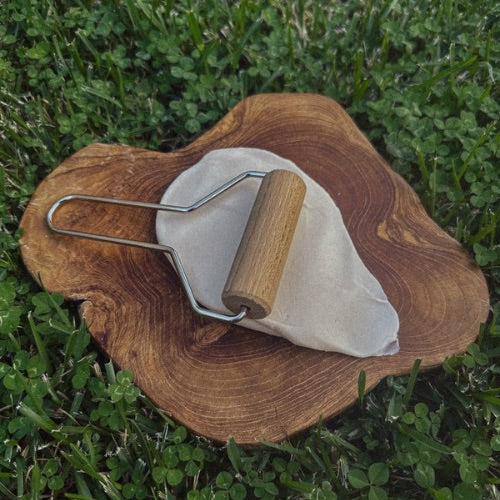 Wooden Rolling Pin With Handle