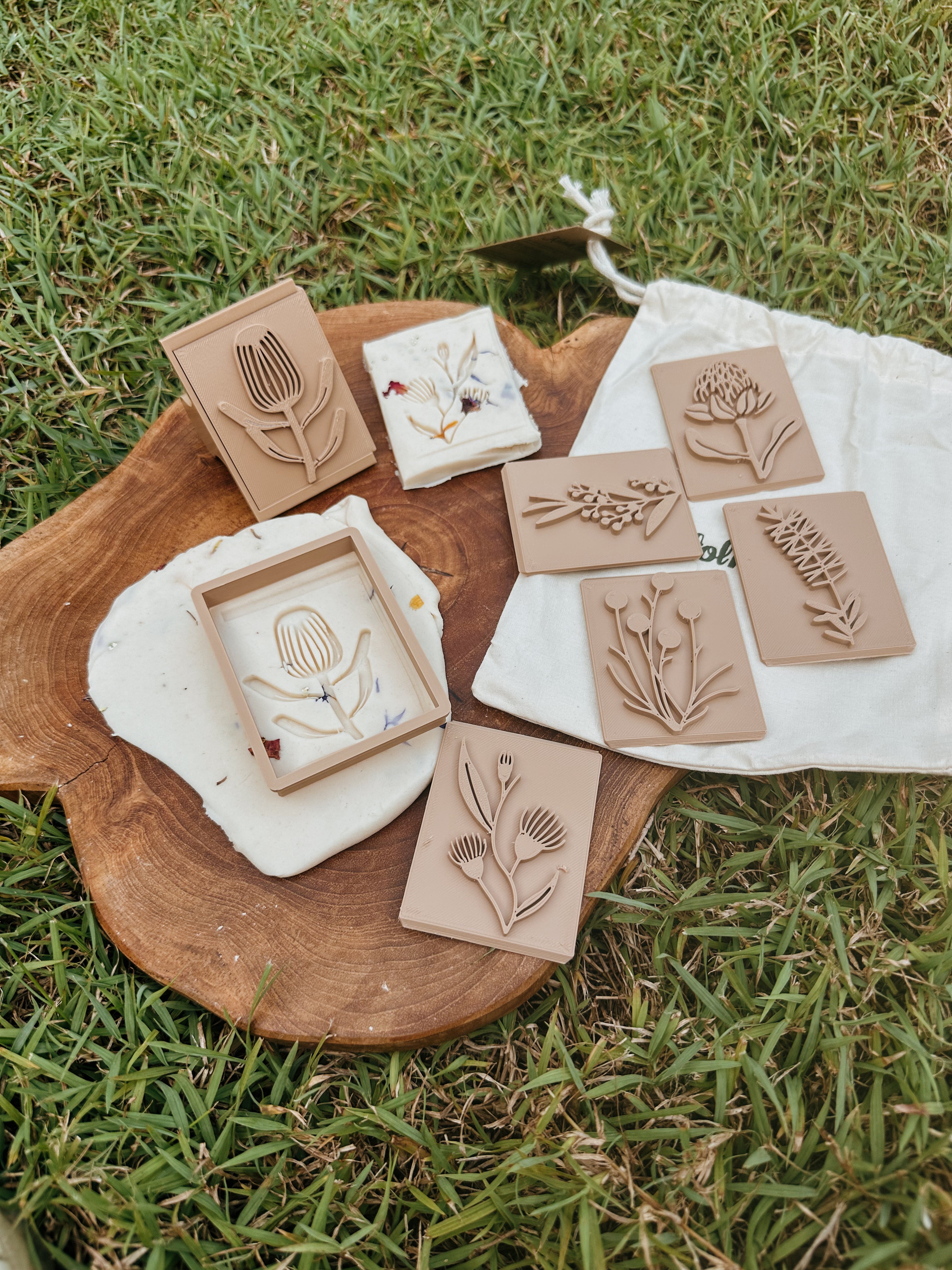 Australian Native Flower Eco Stamp Set