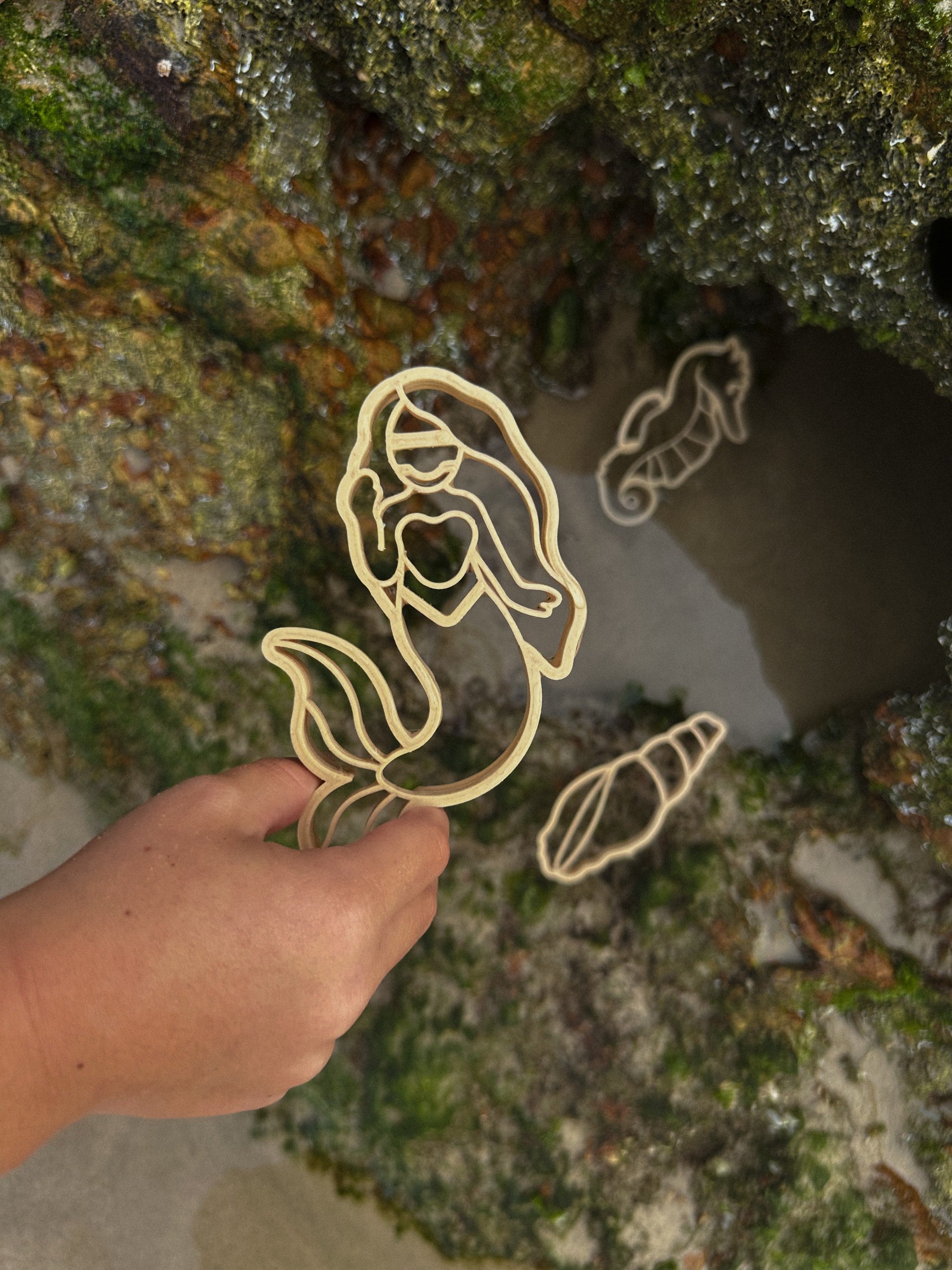 Mermaid Eco Playdough Cutters Set