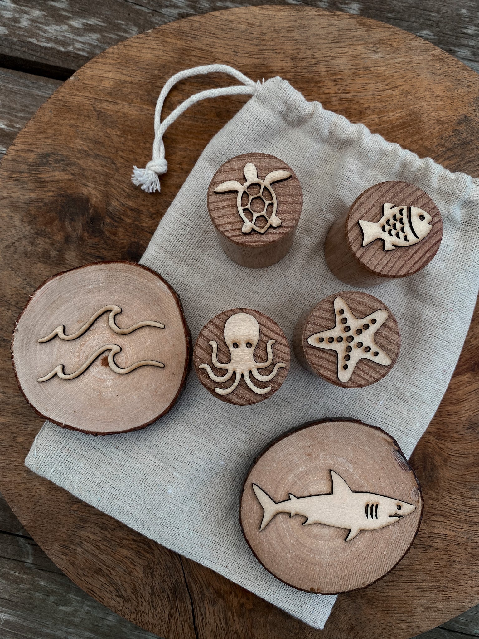 Ocean Playdough Stampers